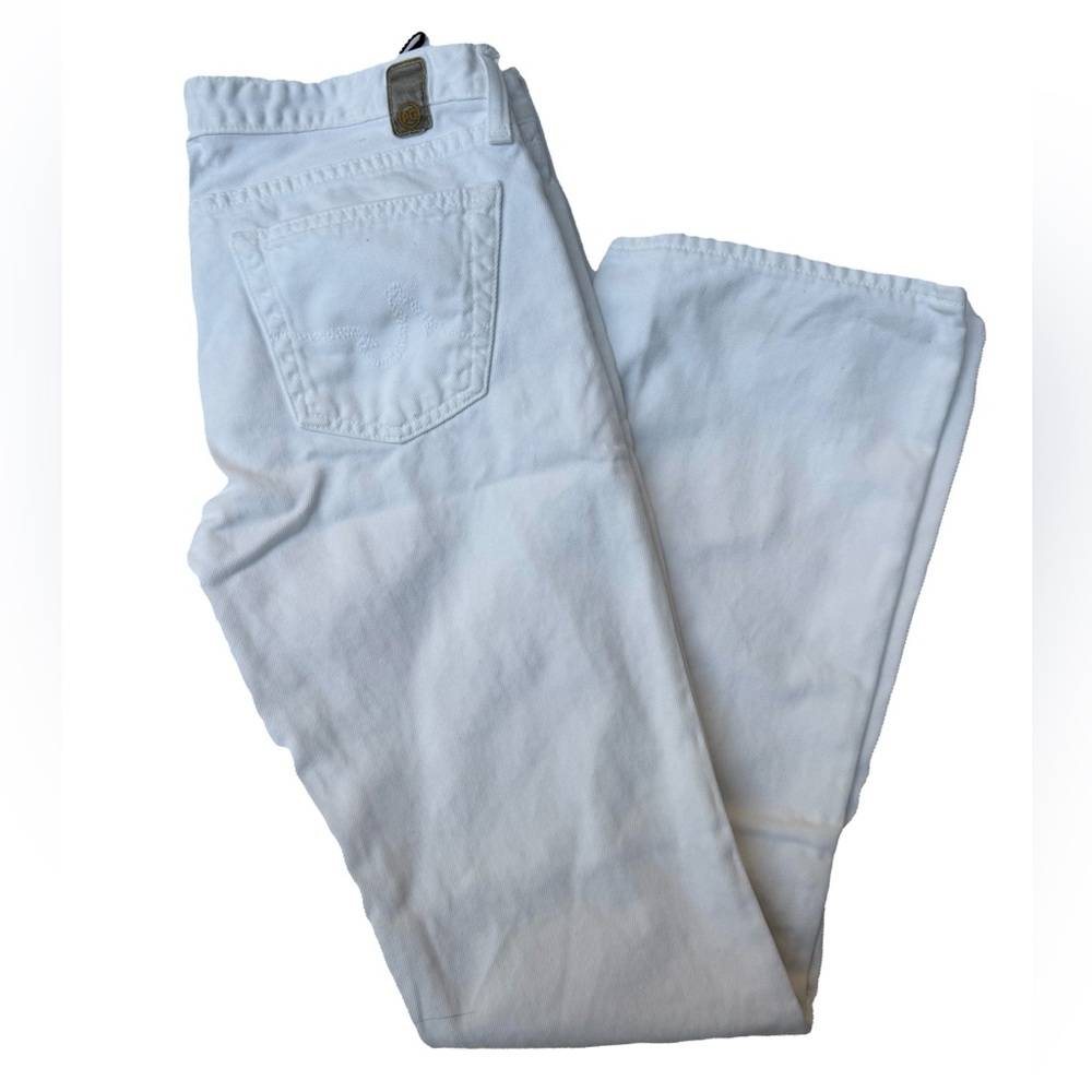 AG Adriano Goldschmied White "Kiss" Jeans | Size 29 (Fit Like 26)